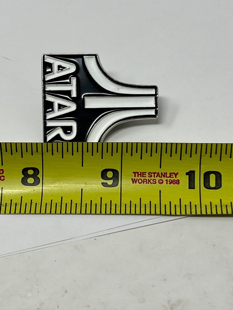 *NEW* Atari Logo glow-in-the-dark lapel pin