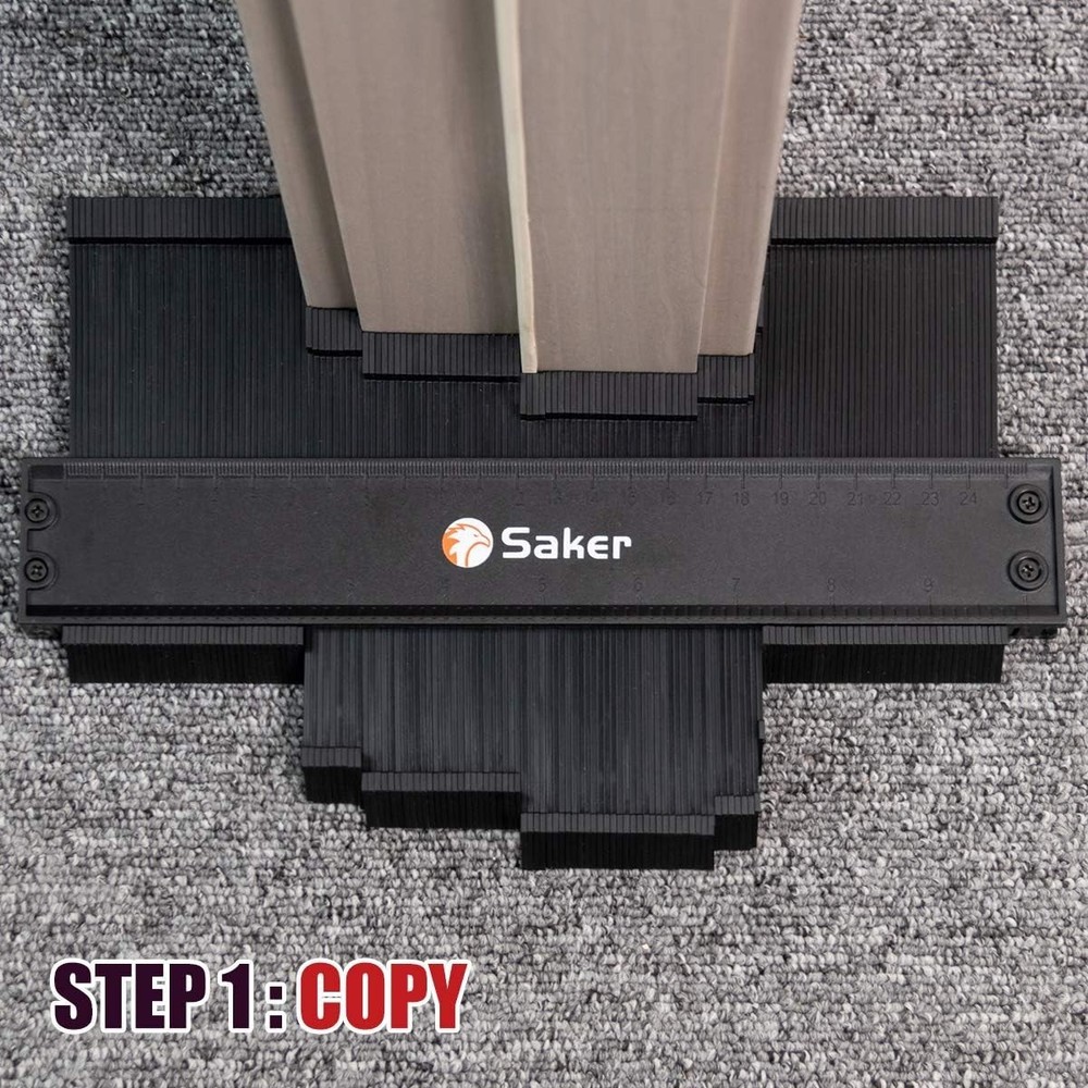 Contour Gauge Profile Tool Adjustable Lock Precisely Copy Irregular Shapes