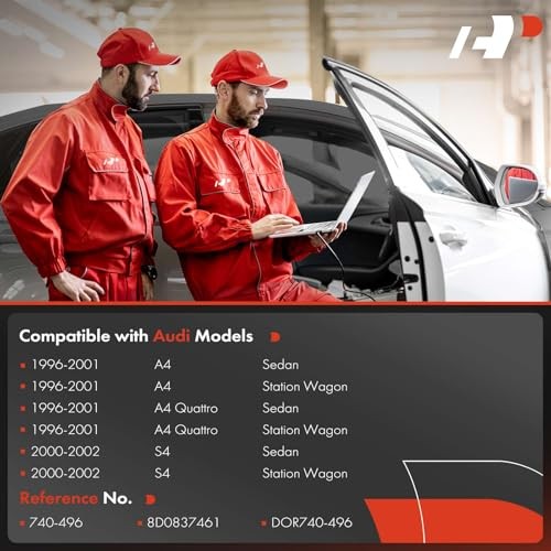 Power Window Regulator Without Motor Compatible with Audi A4 Front Driver(LH)