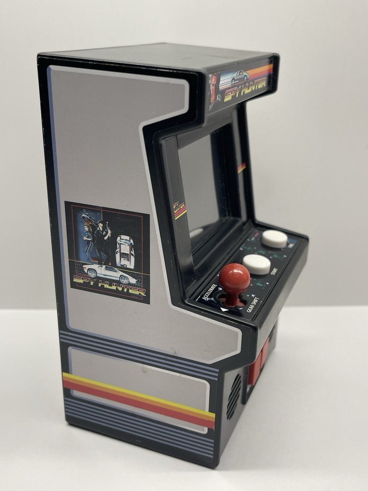 Spy Hunter Retro Mini Arcade Game by Basic Fun Inc #09640 Tested Working