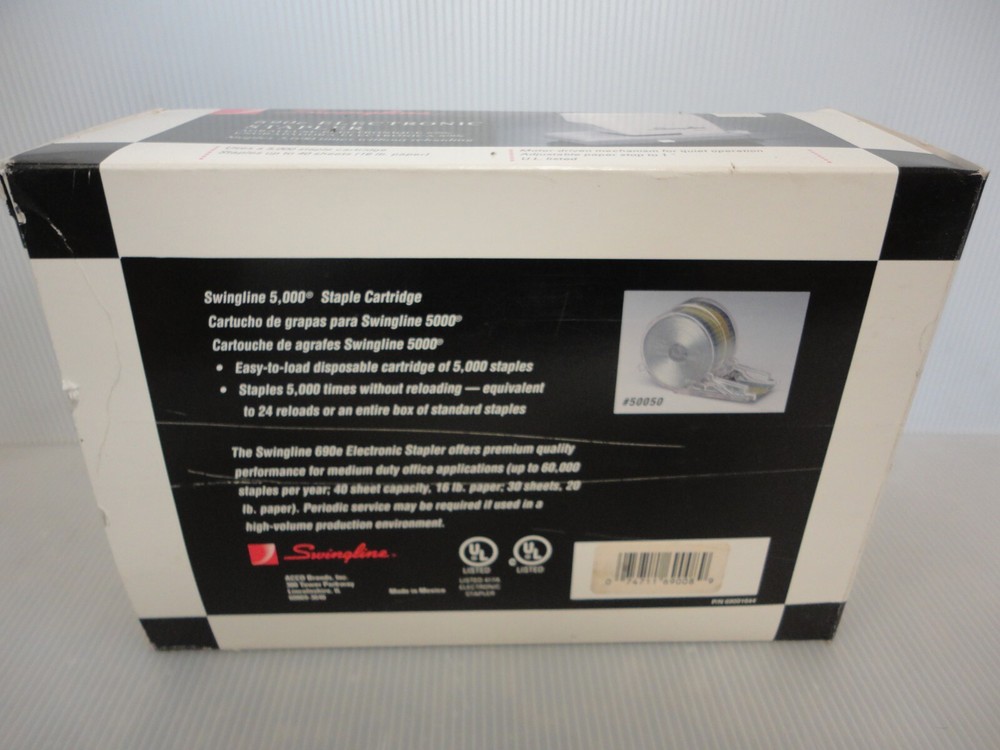 SWINGLINE 690E ELECTRIC STAPLER NEW 40 SHEET CAP.