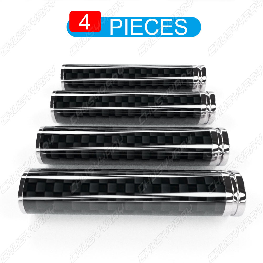 4pcs Metal Car Truck Interior Door Lock Knobs Handle Pull Pins Covers Caps