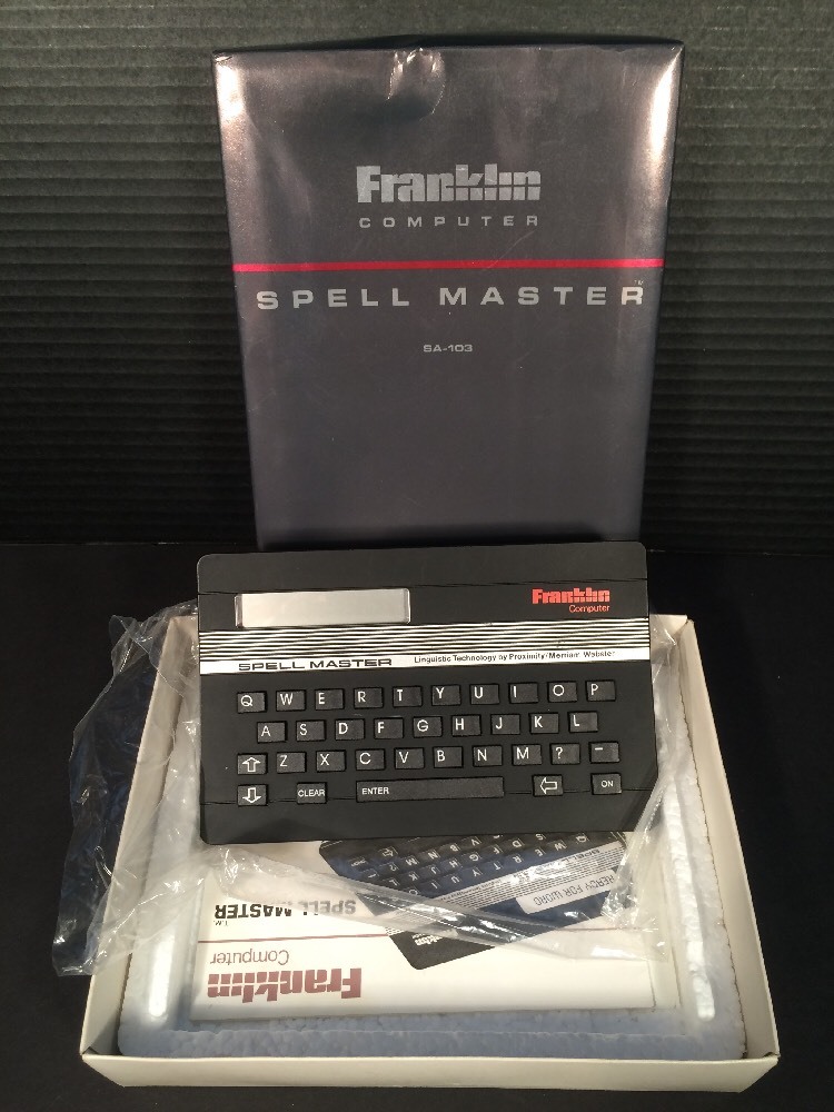 Franklin Computer Spell Master SA-103 Linguistic Technology With Box