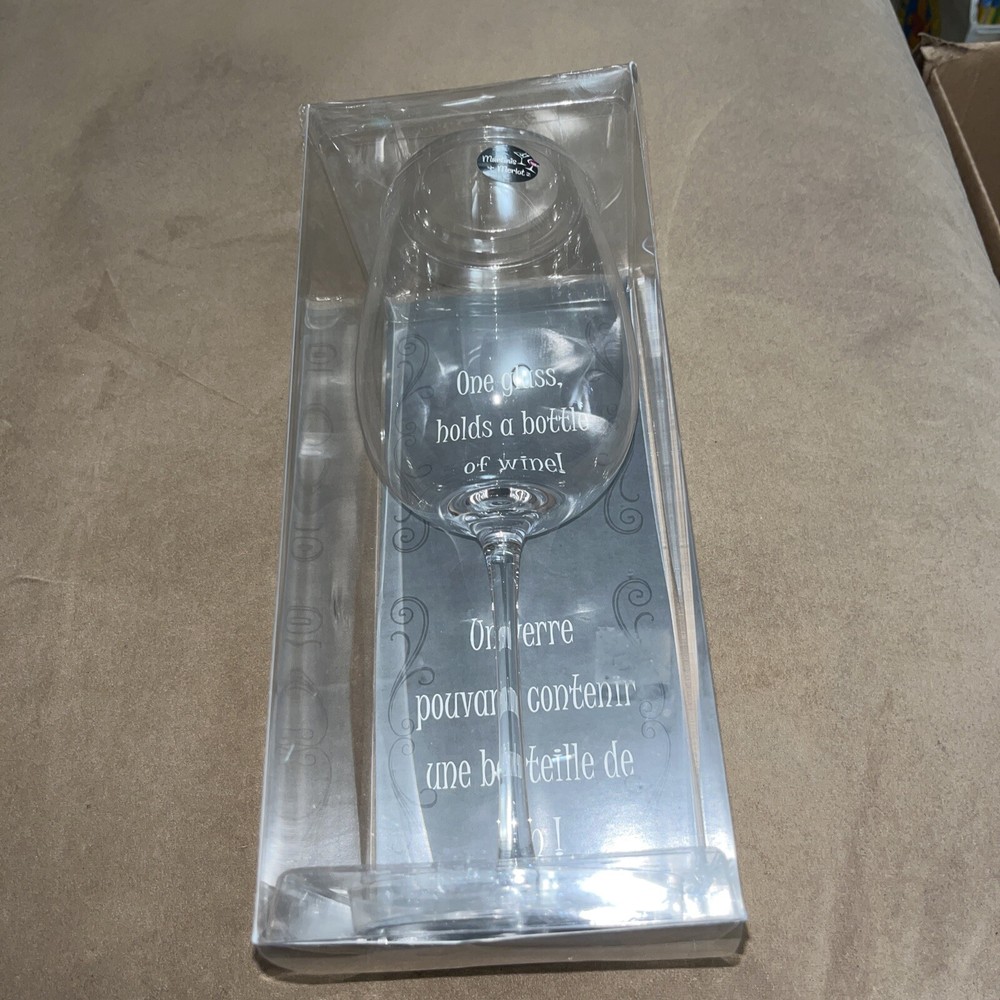 one bottle wine glass