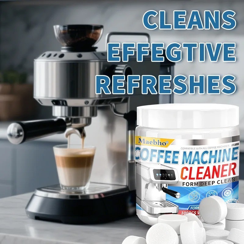 100PCS Descaling Powder Solution (6-Uses) Coffee Machine Descaler Cleaner