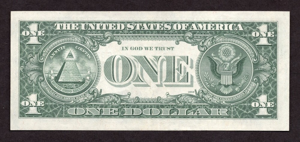 1974 $1 FRN Third Printing Shift Error Note - AU