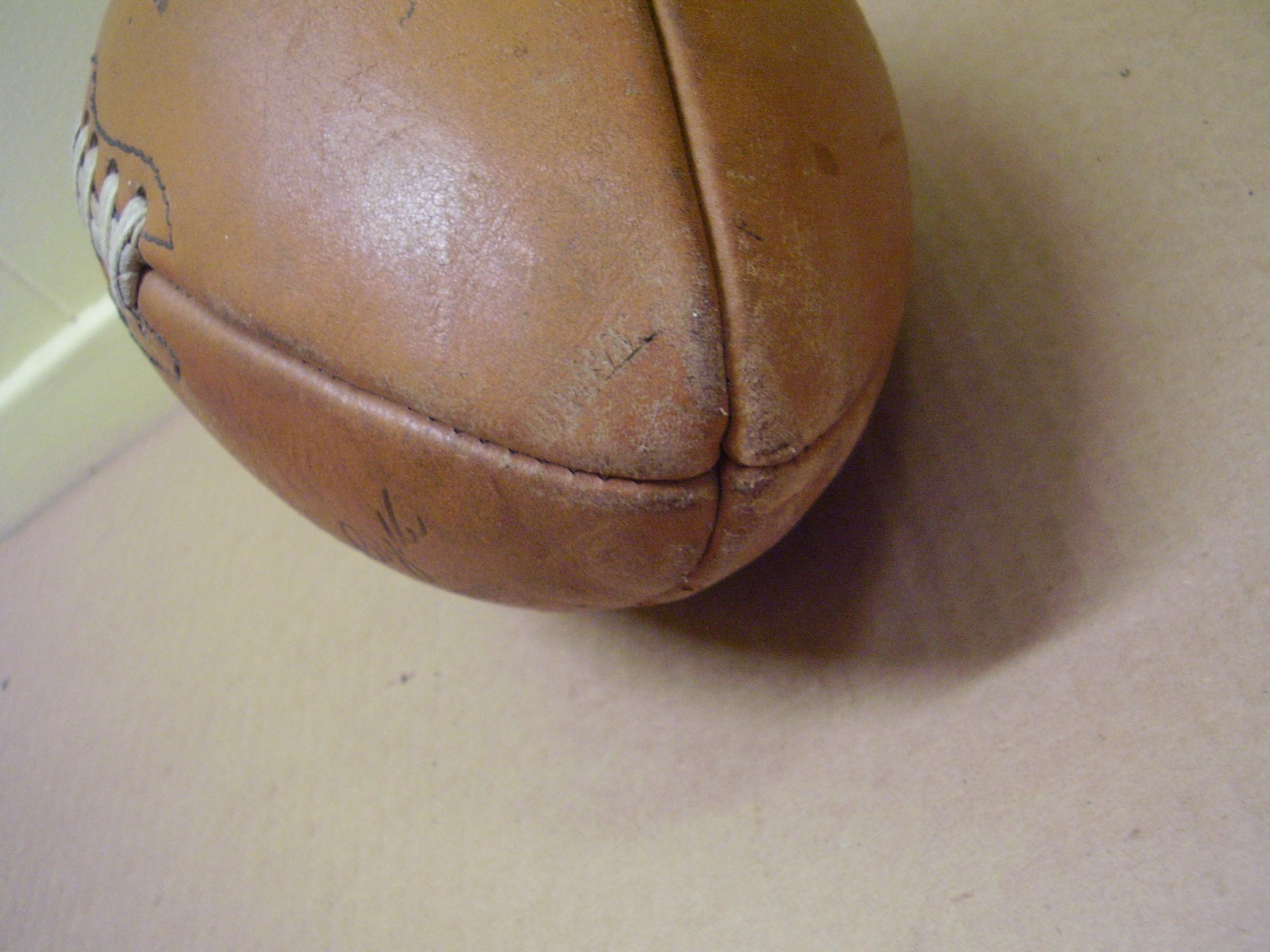 Wilson NFL Pete Rozelle Vintage Football Ball Possible Bart Starr Signature READ