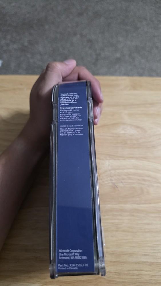 Microsoft Dynamics CRM 4.0 English Disk Kit (Tested)