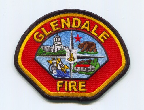 Glendale Fire Department Patch California CA