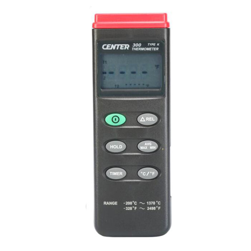 CENTER-300 Thermometer Range: K type Timer Function New