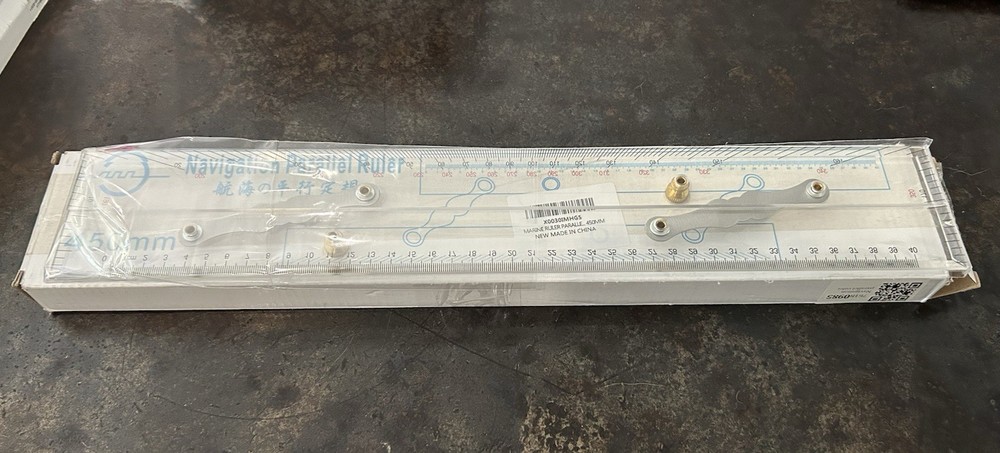 NEW Marine Navigation C-Thru Parallel Ruler, 18"