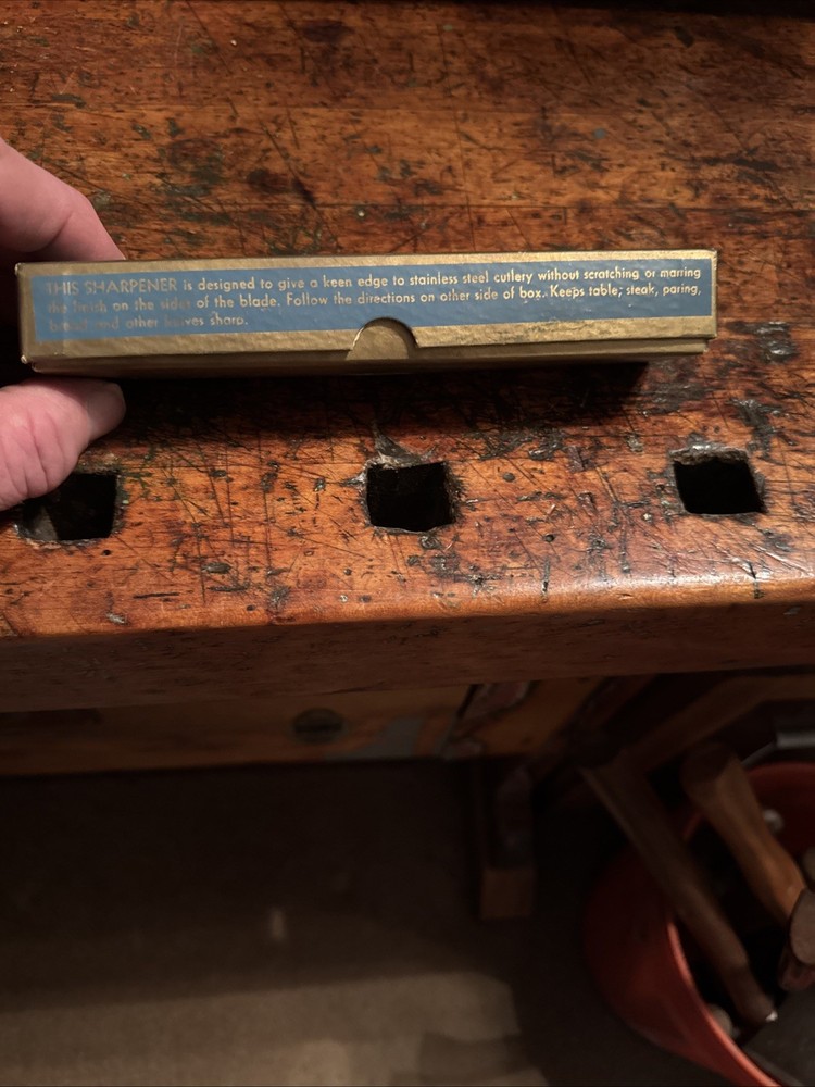 Craftsman Knife Sharpener Vintage Silicon Carbide