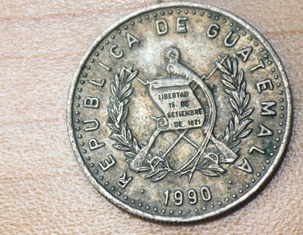 1990 Guatemala 10 Centavos