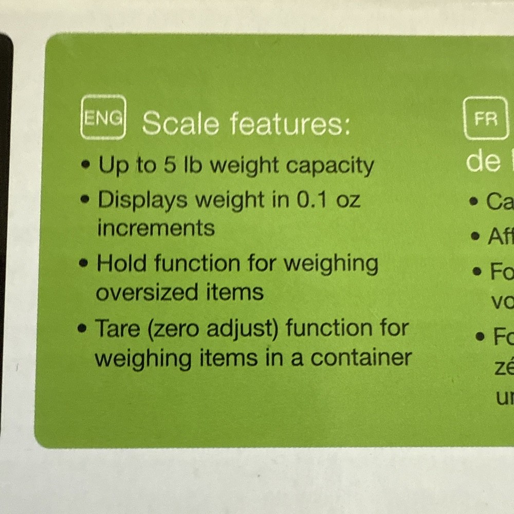 Dymo M5 Digital Shipping Postal Scale 5lb Max Open Box Tare Function