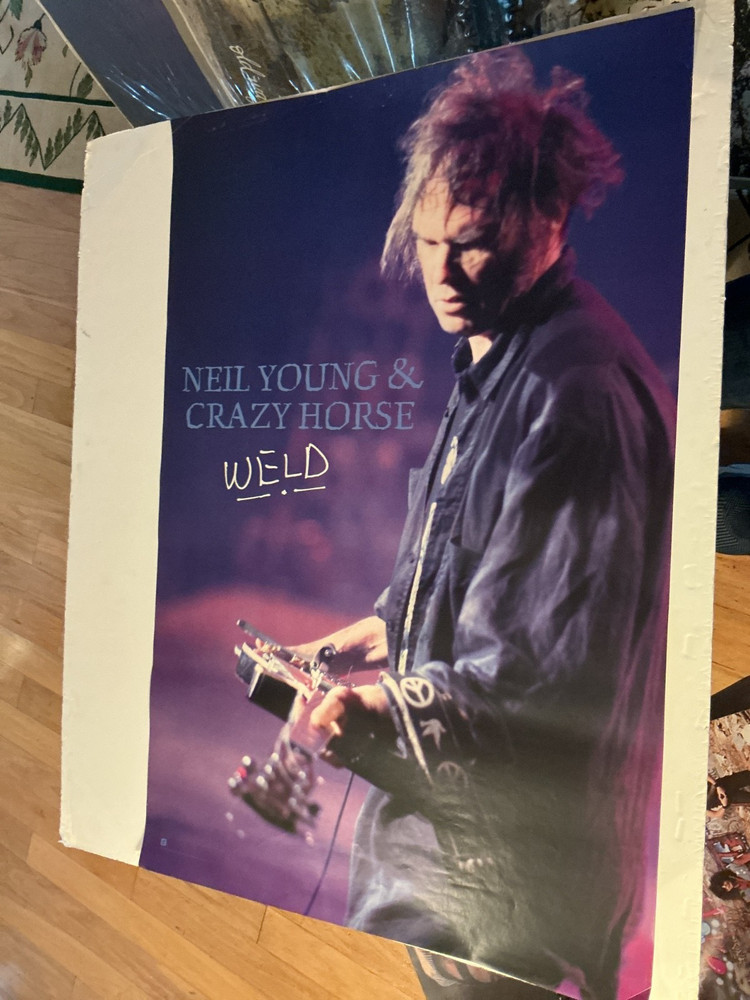 NEIL YOUNG "WELD" Original PROMO POSTER 23” x 35”