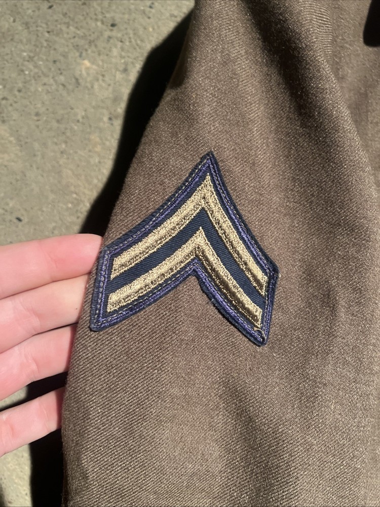 WW2 US 7th Army Ike Jacket 1944 Dated Size 38 S (DD413