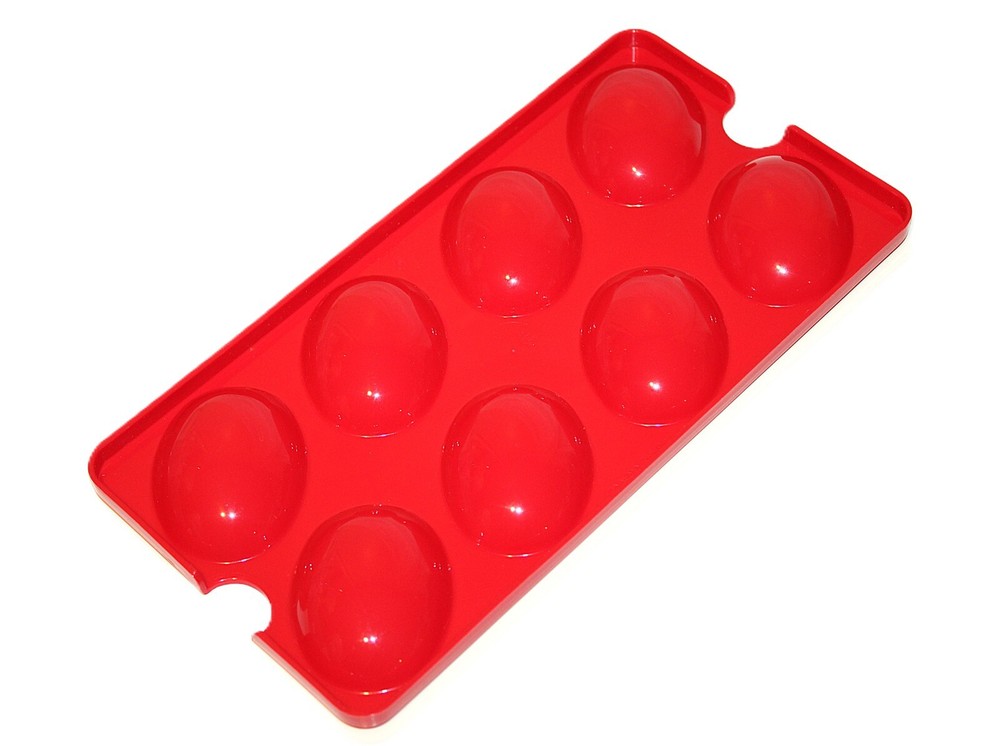 1 Tupperware Egg Tray Insert Replacement Piece Single Red 665 NEW