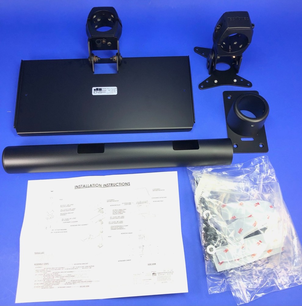 ENS - CTS Pivot Mount Keyboard Tray PN: 367-2978-D - NIB