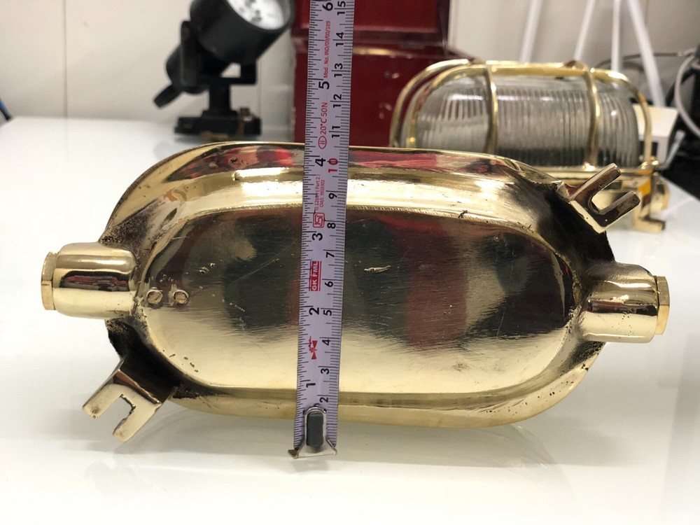 Nautical Marine Solid Brass Cover Lights – Ceiling & Wall Mount Design Fixture