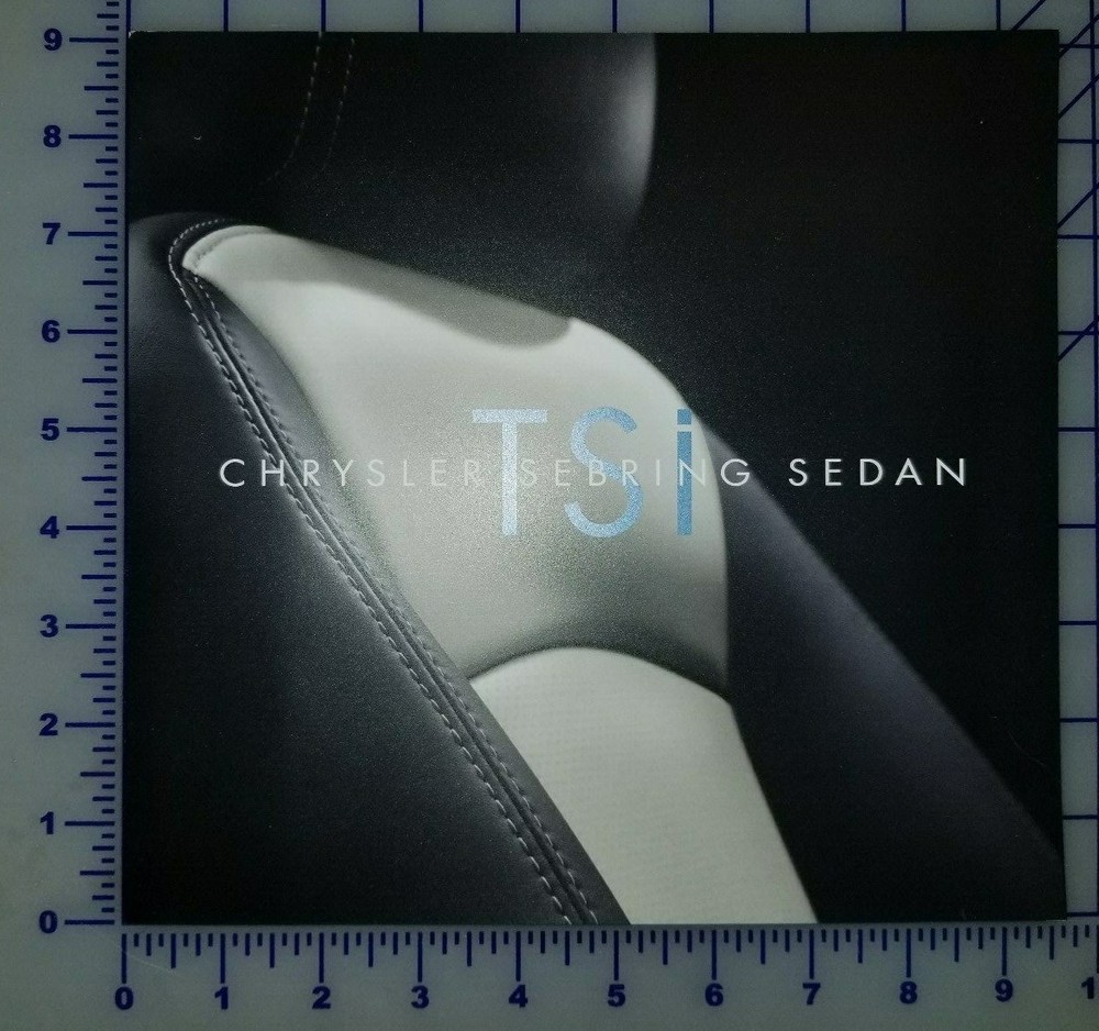 2005 Chrysler Sebring TSi Brochure Folder