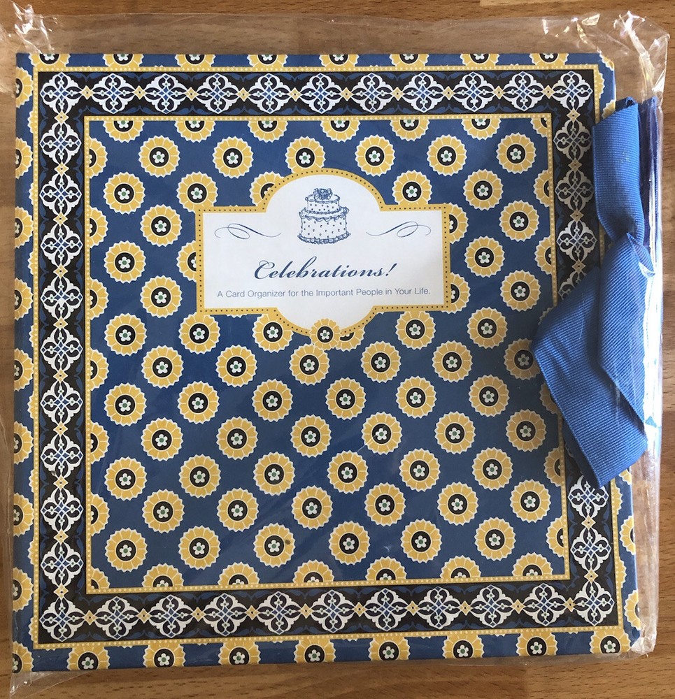Vera Bradley Celebrations Card Organizer