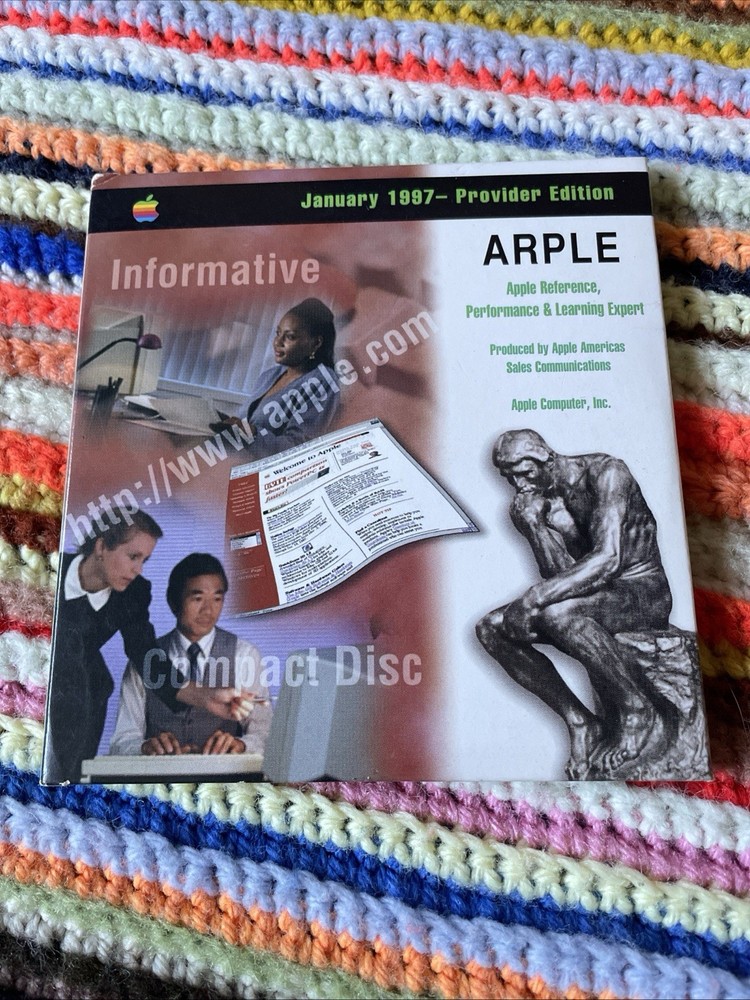 Apple ARPLE Supplement January 1997 Reference Performance & Learning CD-ROM