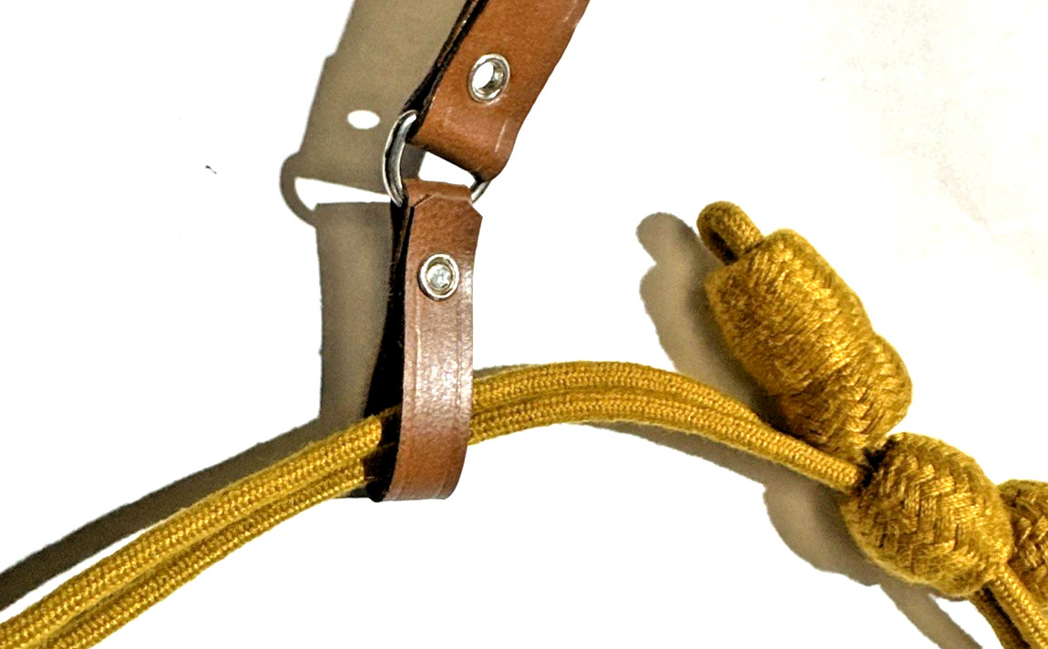 Cavalry Style Leather Chinstrap for M1911 Campaign Hat