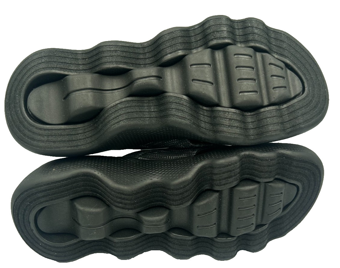 Skechers Women's Go Walk Massage Fit Slip On Flip Flop Sandals Black Size:7 152J