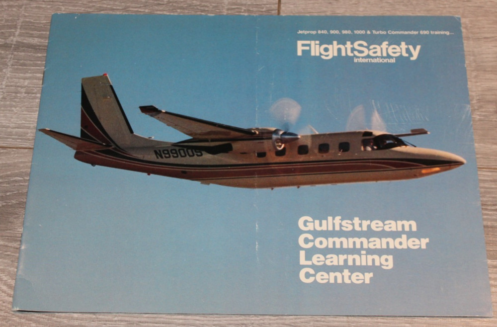 FlightSafety Gulfstream  Commander Learning Center Brochure