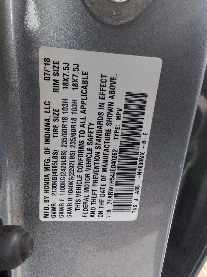 2018-2022 Honda CR-V 7" Display Screen w/o Navigation