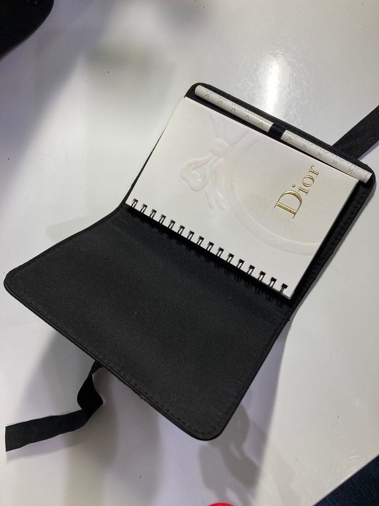 NEW Christian DioChristian Dior black notebook.