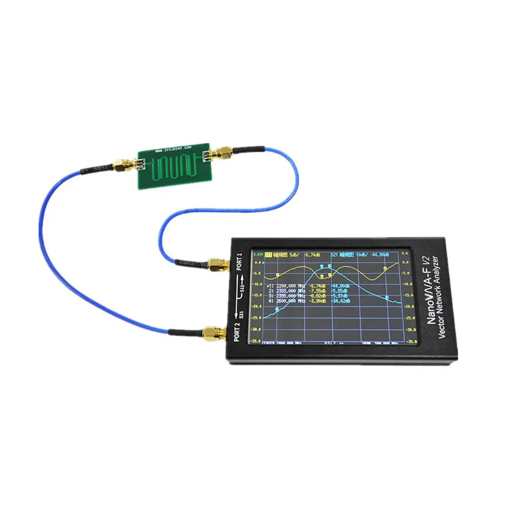Network Analyzer Digital Nano VNA Tester USB LogicAntenna Analyzer Standing Wave