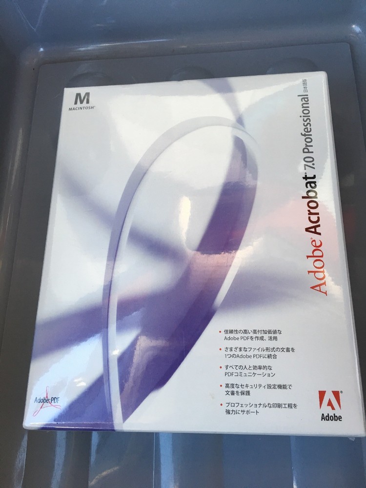 New Sealed Japanese Adobe Acrobat 7.0 Professional Software Macintosh Mac