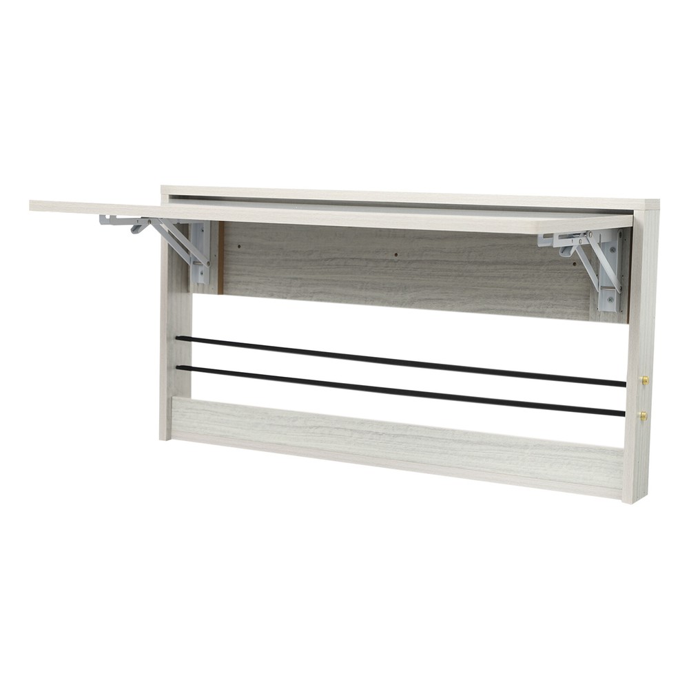 Folding Table Wall Mounted Folding Table Study Table Space Saving 31.5x16.3 in