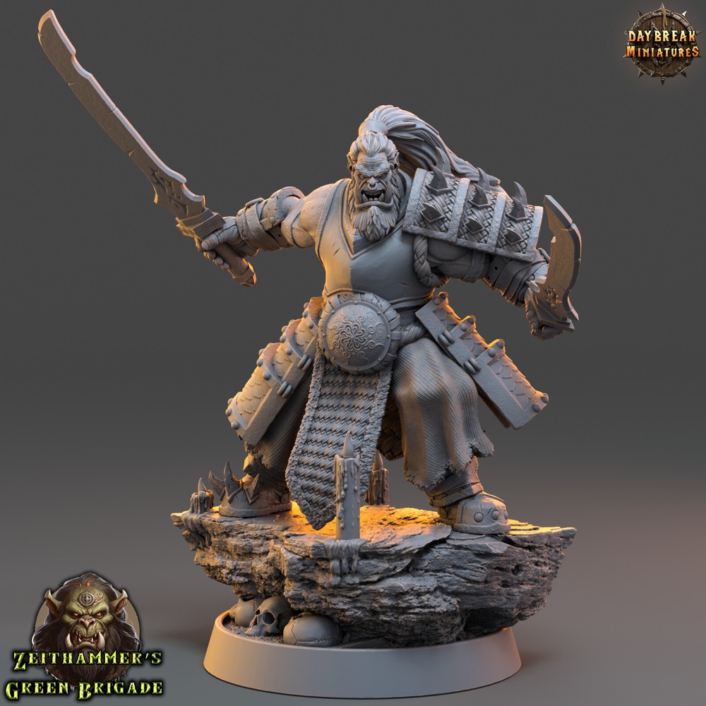 Orc Warrior Jazkar | DayBreak Miniatures |