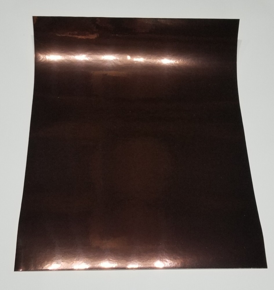 Bronze Chrome Mirror Sign Plotter Cutter Vinyl Roll