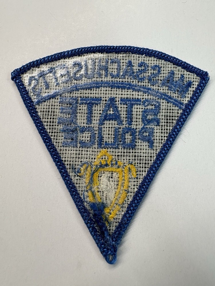 Massachusetts State Police Mini / Hat Patch ~ Approx 3”
