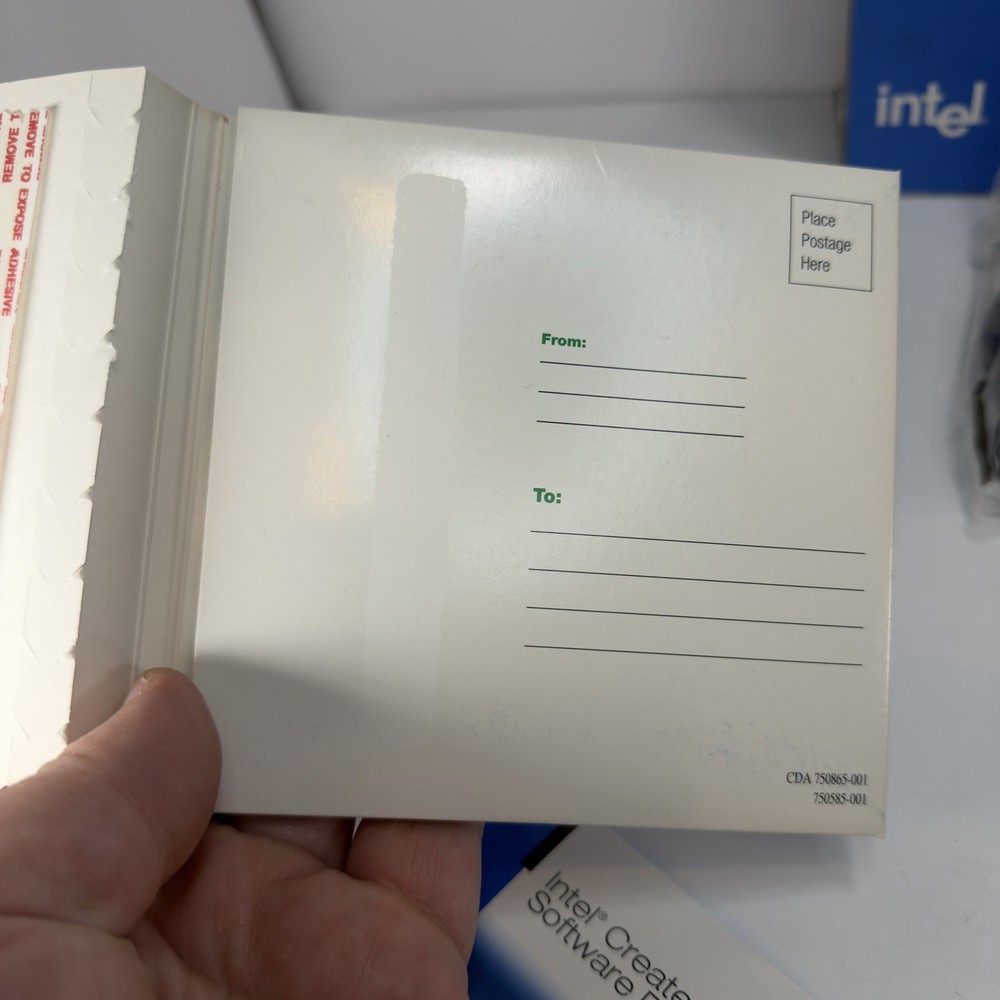 Intel PC Camera Pro Pack USB Video-In Complete Kit Boxed Vintage Webcam