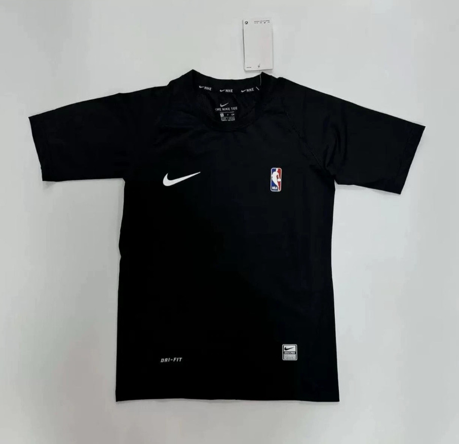 NIKE PRO NBA Compression TShirt - Black and White