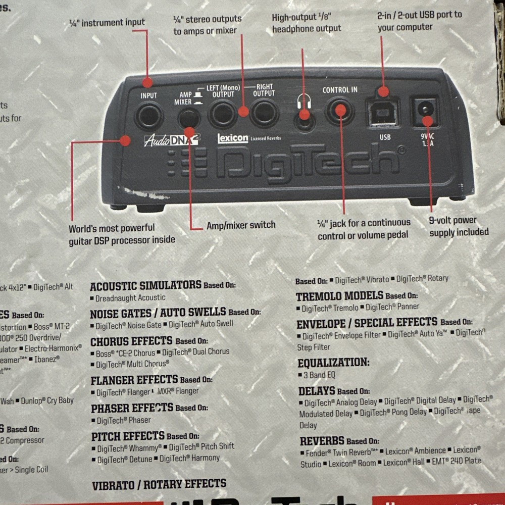 DigiTech RP155 Multi-Effects Guitar Effect Pedal