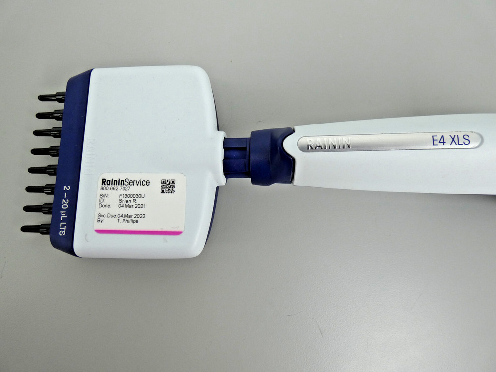 Rainin E4 Electronic Multi Pipette E8-20XLS+