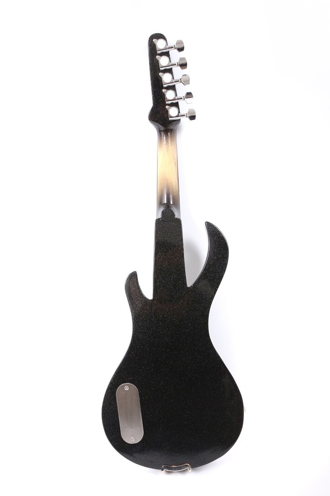 New Black Electric Violin 4/4 Solid wood 5 String Violin with Violin case bow