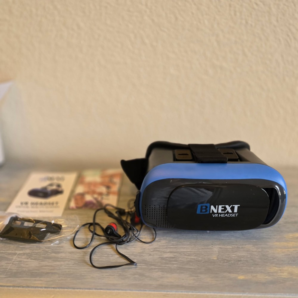 BNEXT VR Blue Virtual Reality Headset Glasses