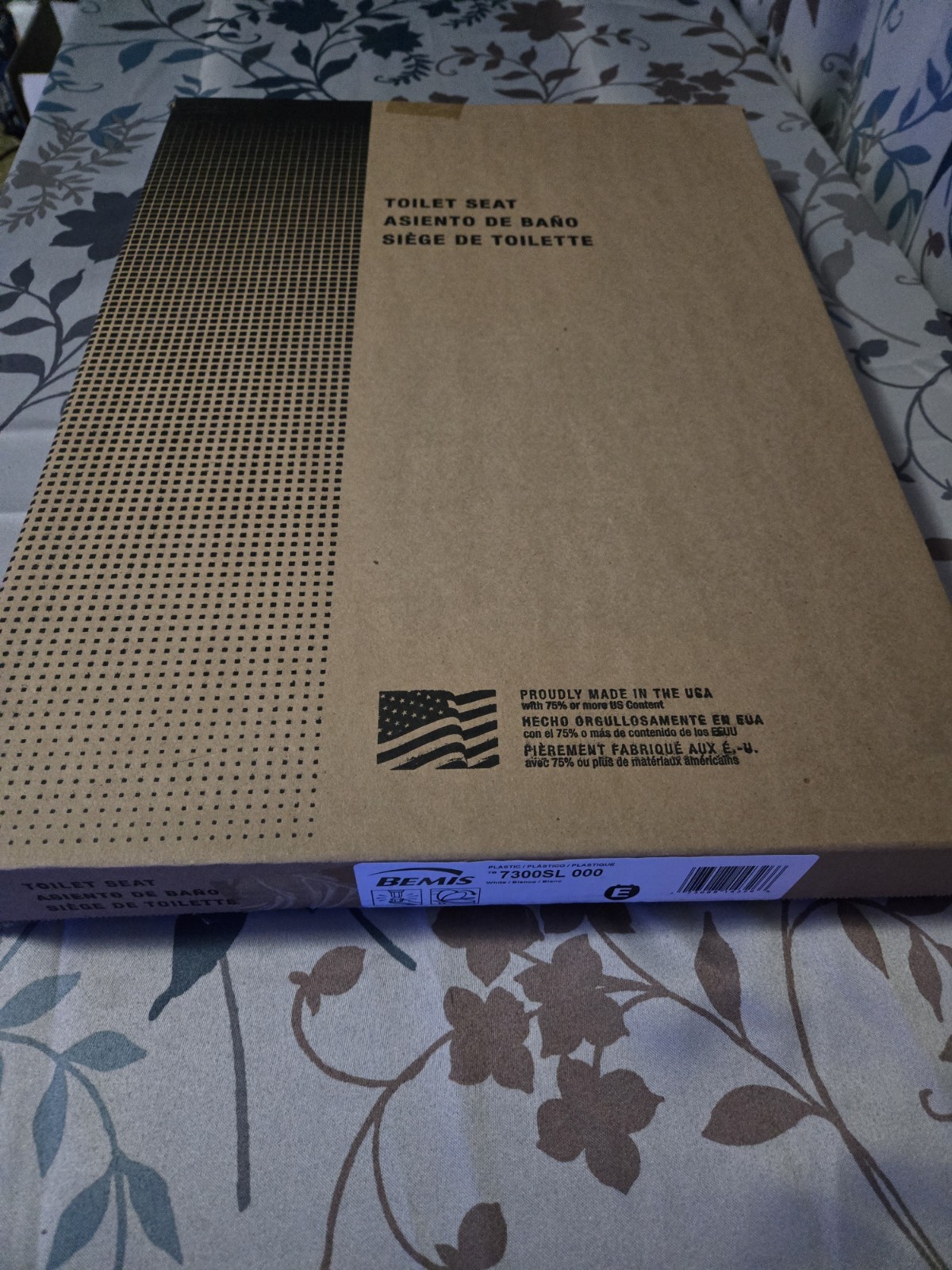 New BEMIS 7300SL 000 Toilet Seat, Elongated Bowl