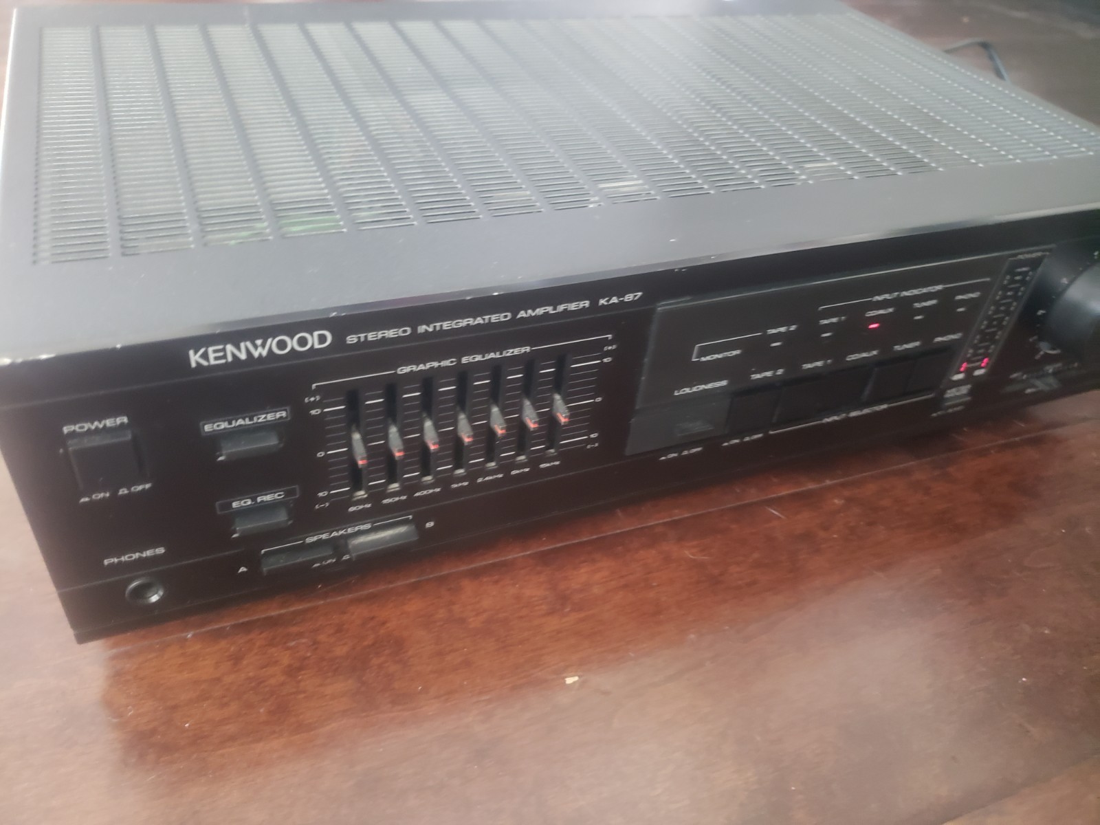 Kenwood KA-87 Stereo Analog Amplifier Pristine Condition