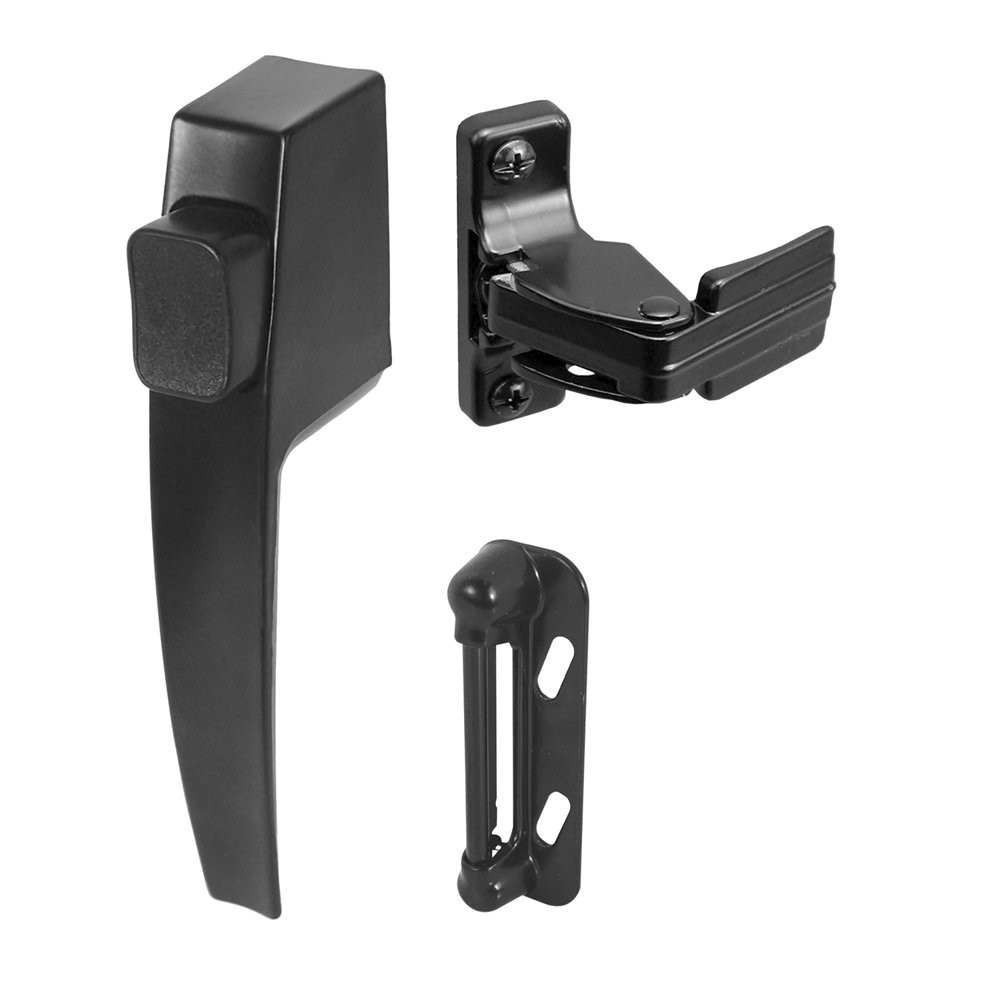 K 5007 Screen and Storm Door Push Button Latch Set w/ Night Lock – Replace Old o