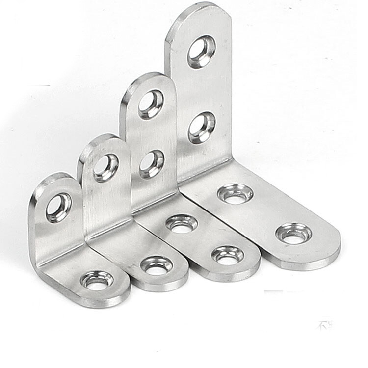 Stainless Steel Right Angle Bracket Corner Brace Joint Shelf Support L Shape