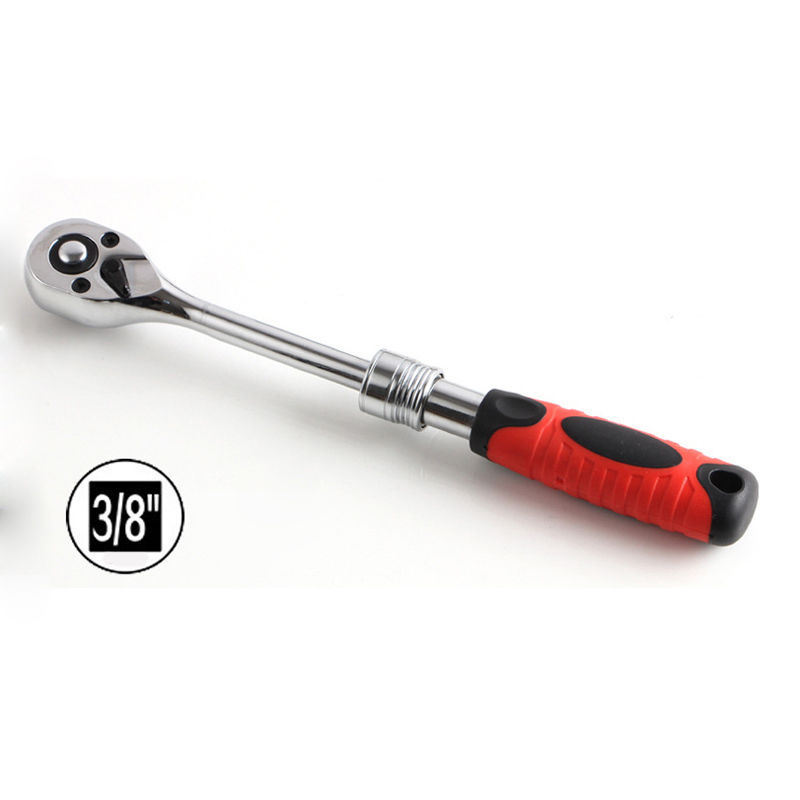 3/8" INCH DR DRIVE EXTENDABLE LONG HANDLE RATCHET RATCHETING SOCKET WRENCH TOOL