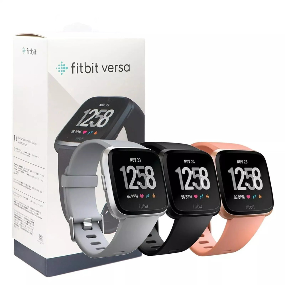 New Fitbit Versa Smart Bracelets Activity Tracker Pedometer S&L Sizes