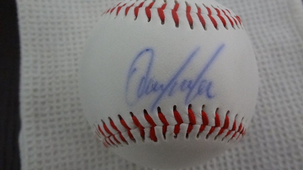 ALFREDO SIMON   AUTOGRAPHED BASEBALL